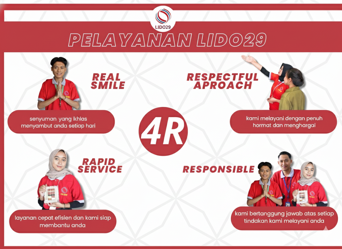 LIDO29 Terapkan Budaya Pelayanan 4R untuk Tingkatkan Kepuasan Pelanggan